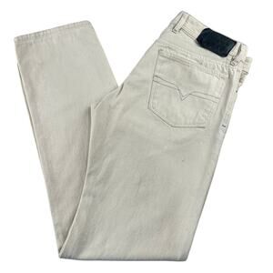DIESEL Waykee 3D Regular Straight Jeans Men’s Off White Pants Wash size 32x33